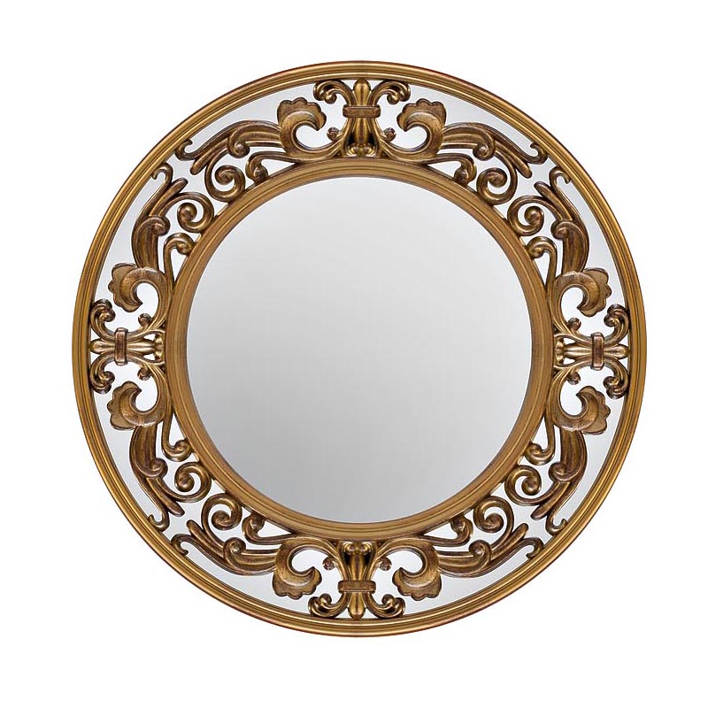 Зеркало Gold Round Mirror Золотой в Ижевске | Loft Concept 