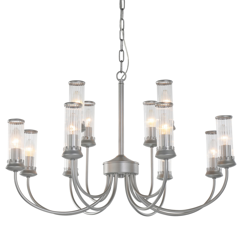 Люстра Morgane Chandelier silver 78 Серебряный Прозрачный в Ижевске | Loft Concept 