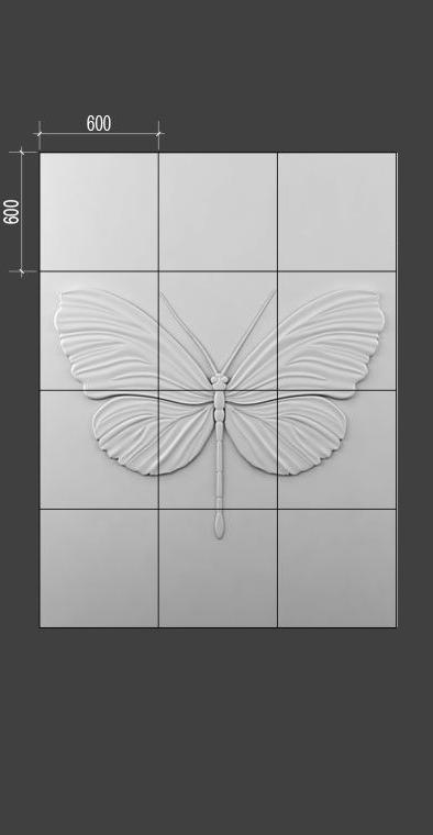Барельеф BUTTERFLY в Ижевске