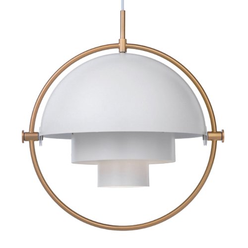 Люстра Louis Weisdorff Multi-lite Pendant White Латунь Белый в Ижевске | Loft Concept 