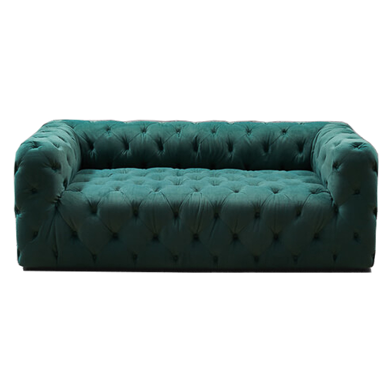 Диван Soho tufted green velor Изумрудный в Ижевске | Loft Concept 