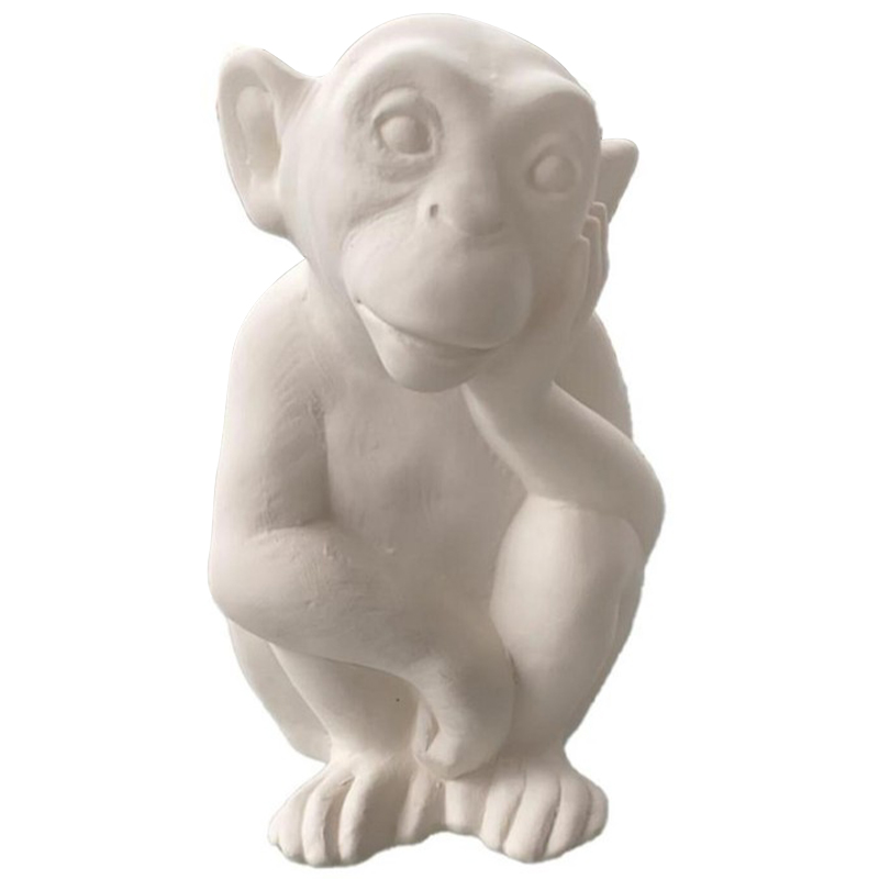 Статуэтка Abhika Monkey Bisc. Statuette Белый в Ижевске | Loft Concept 