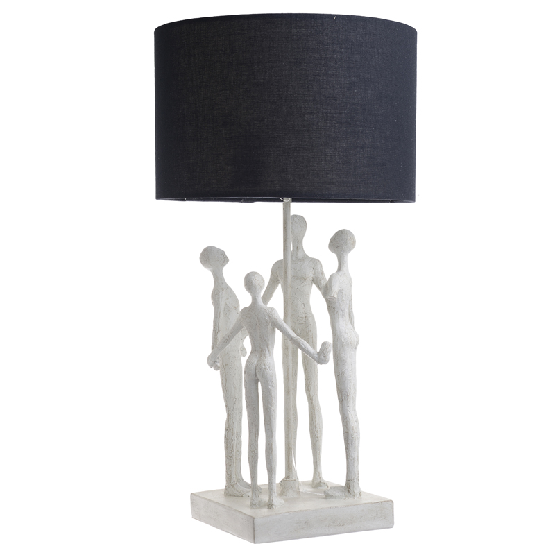 Настольная лампа Holding Hands Table lamp Белый Черный в Ижевске | Loft Concept 