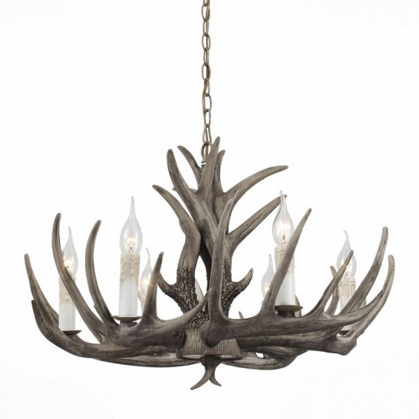 Люстра Hornland Chandelier 6 Grey Серый в Ижевске | Loft Concept 