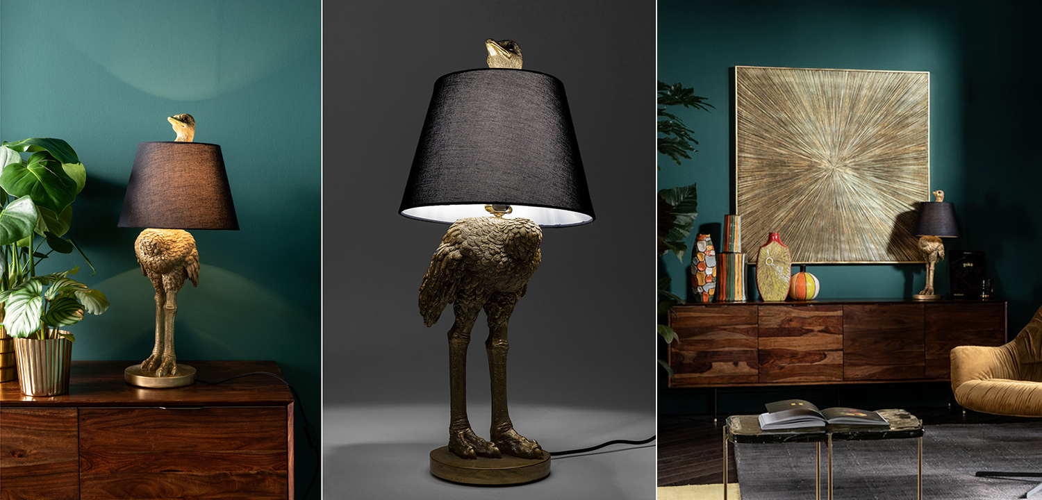 Настольная лампа Golden Ostrich - фото