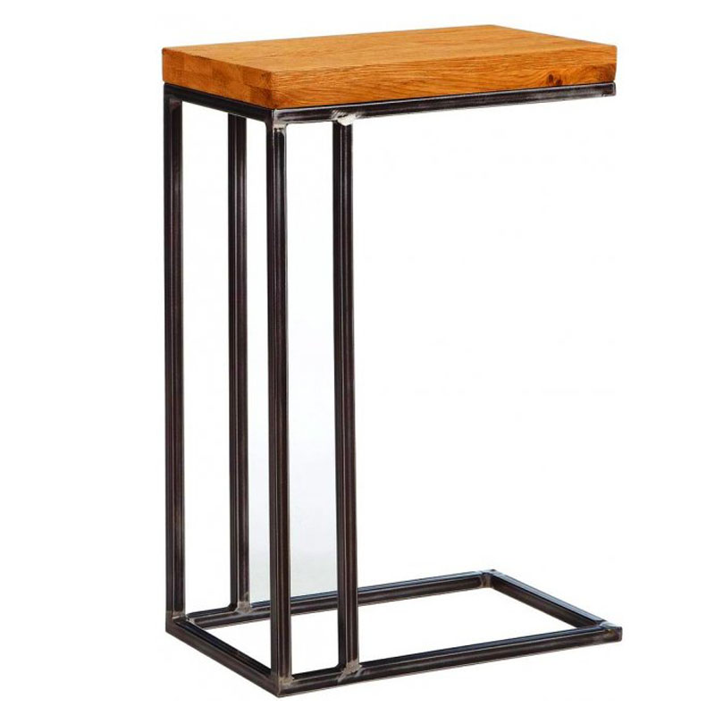 Приставной стол Industrial Oak Sybil Side Table Черный в Ижевске | Loft Concept 