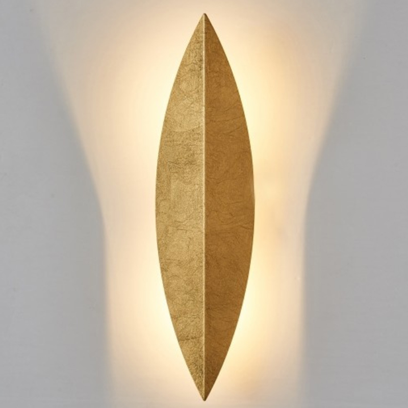 Art Deco Leaf Wall Lamp Gold Золотой в Ижевске | Loft Concept 