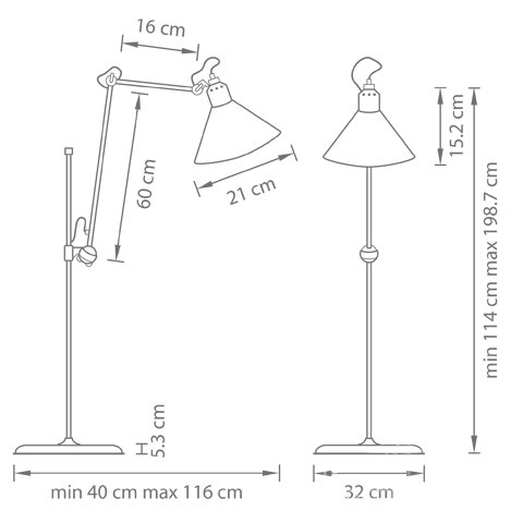 Торшер Loft  Point chrome в Ижевске