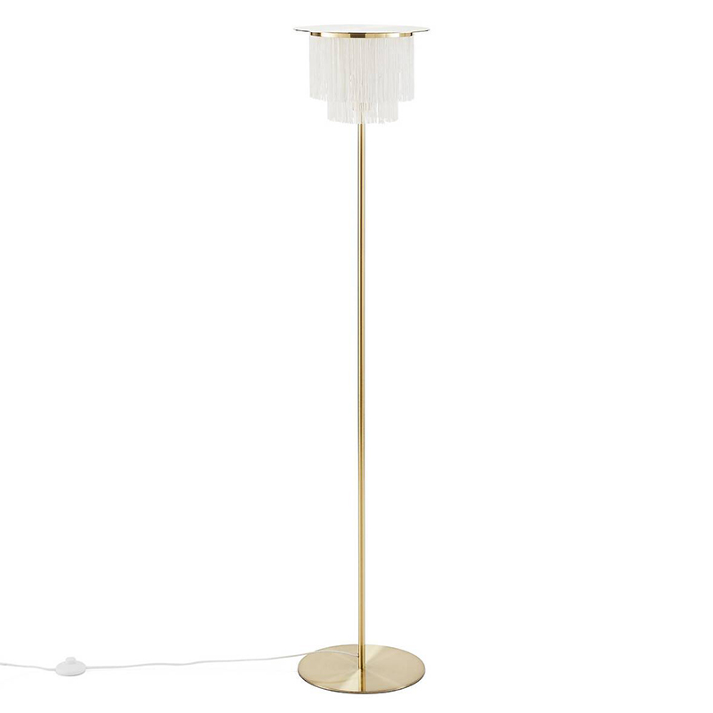 Торшер Houtique Floor lamp Cream Кремовый Латунь в Ижевске | Loft Concept 