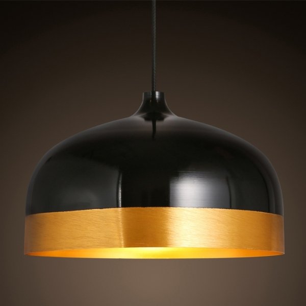 Подвесной светильник Cone Lux Pendant Black Черный Глянцевое золото в Ижевске | Loft Concept 