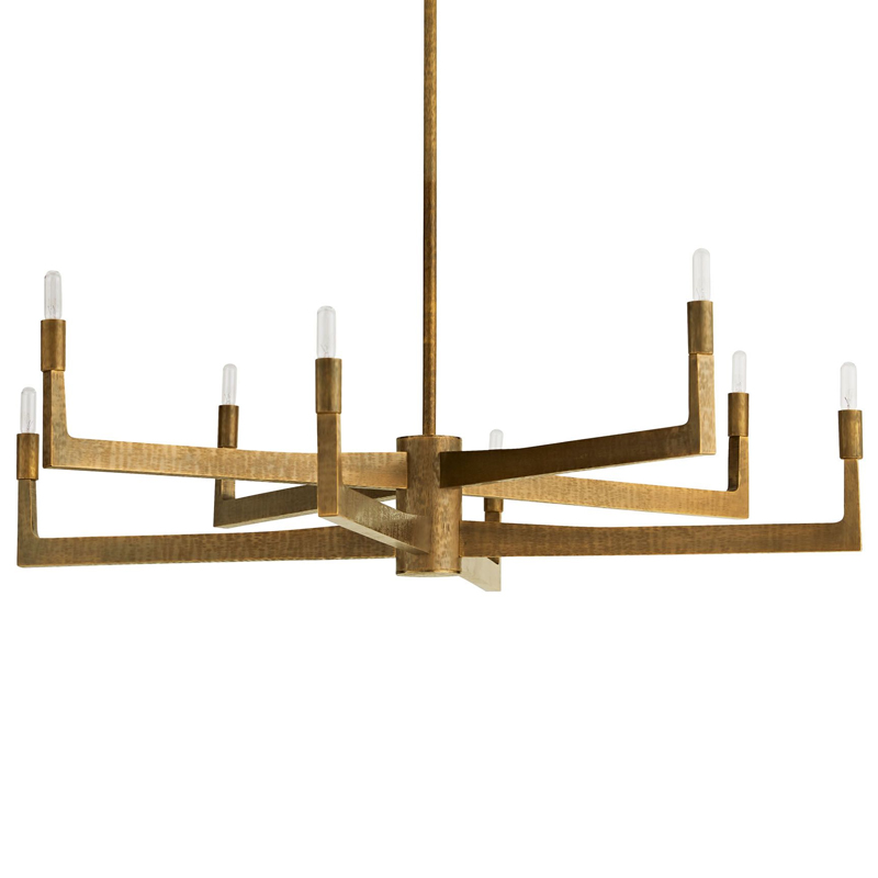 Люстра Arteriors GRIFF CHANDELIER Золотой Латунь в Ижевске | Loft Concept 