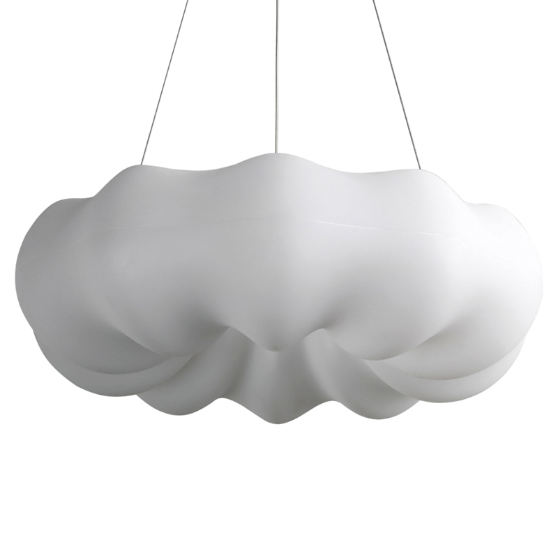 Подвесной светильник светодиодный из стали с пультом Cloudy Light White Белый в Ижевске | Loft Concept 