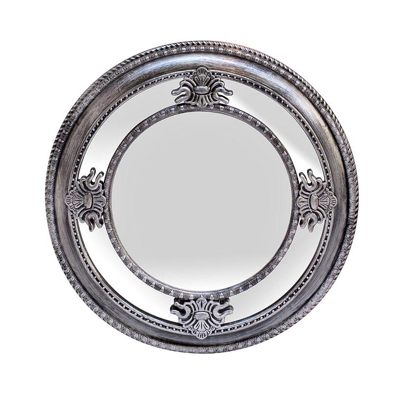 Зеркало Silver Round Mirror Серебряный в Ижевске | Loft Concept 