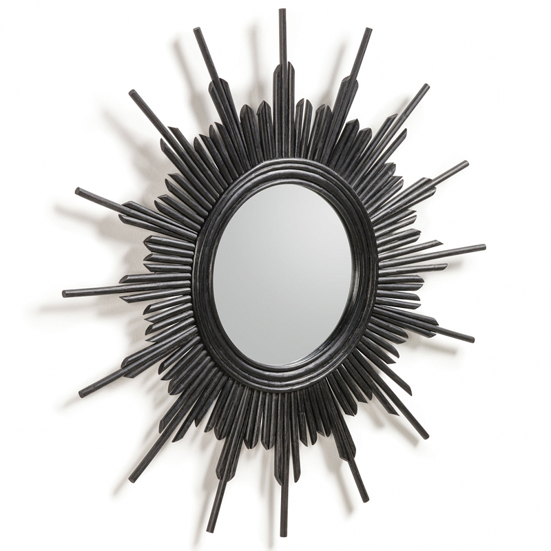 Зеркало черное солнце Mirror black sun Черный в Ижевске | Loft Concept 