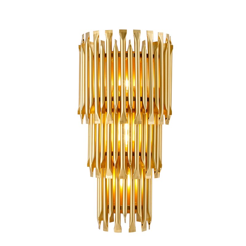 Бра MATHENY III WALL LAMP by DELIGHTFULL Gold Глянцевое золото матовое золото в Ижевске | Loft Concept 