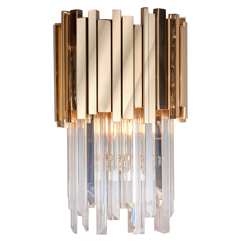 Бра Luxxu Modern Cascade Wall Lamp Gold 40 Золотой Прозрачное Стекло в Ижевске | Loft Concept 