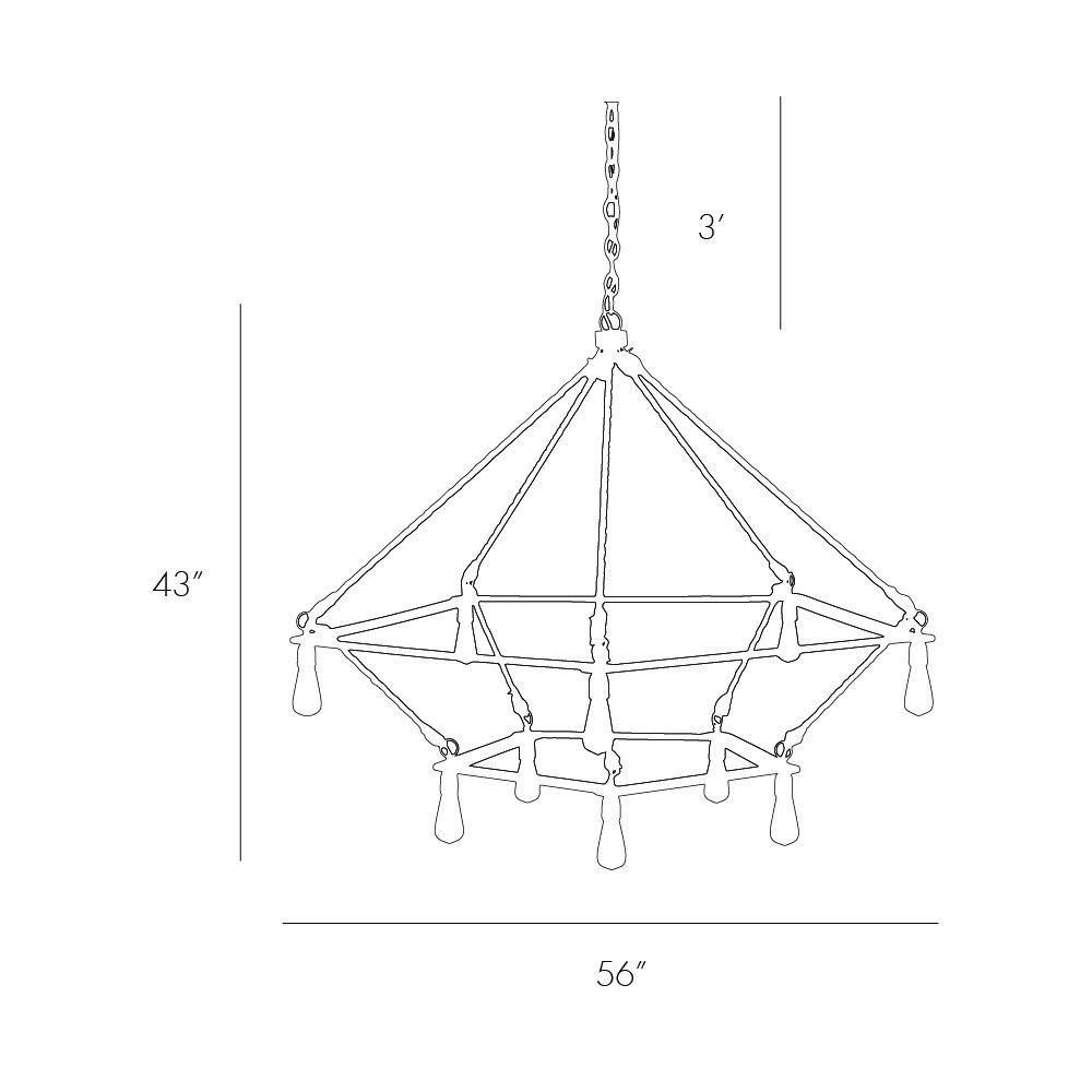 Люстра Arteriors MCINTYRE TWO TIERED CHANDELIER в Ижевске