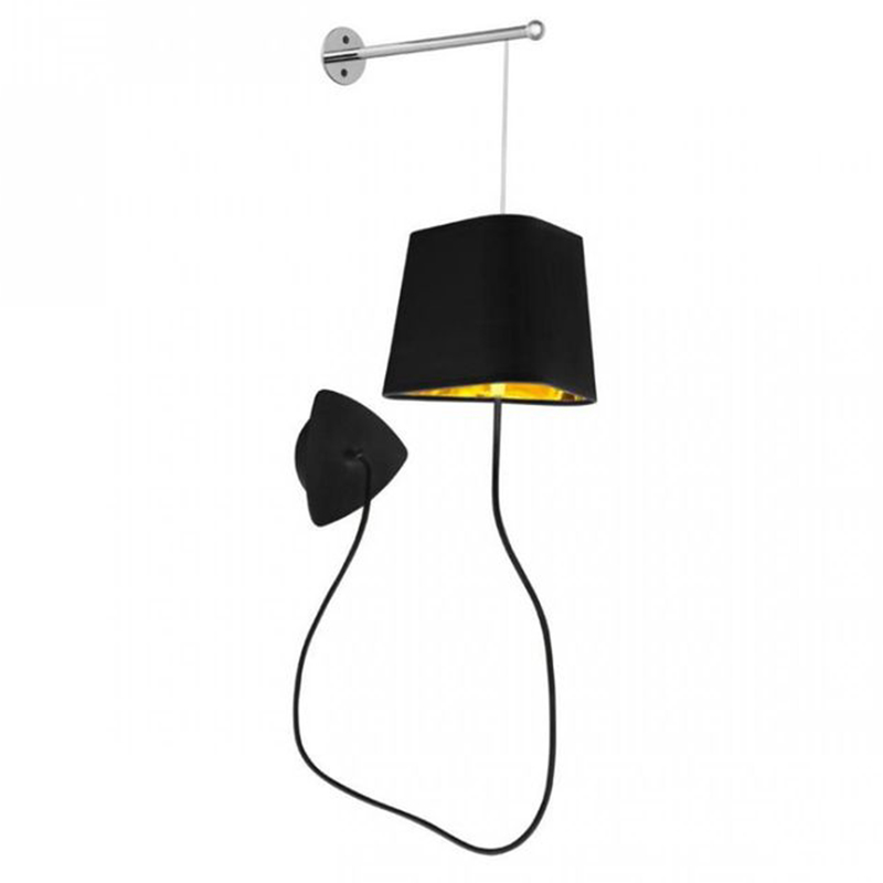 Бра Designheure Lighting Black Wall Lamp Золотой Черный в Ижевске | Loft Concept 