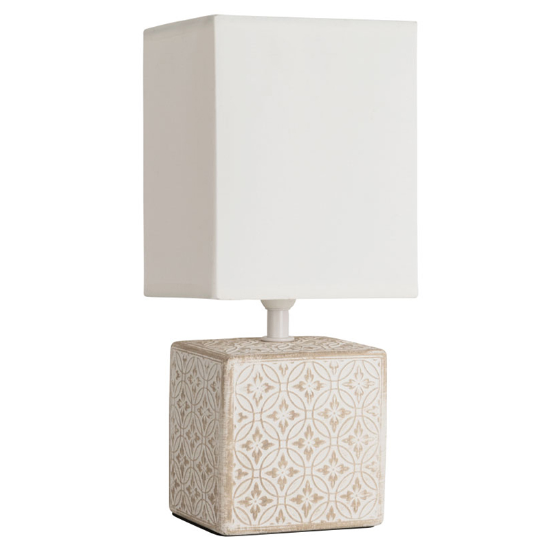 Настольная лампа Дизайнерская Lazio Ivory Table Lamp ivory ( слоновая кость ) в Ижевске | Loft Concept 