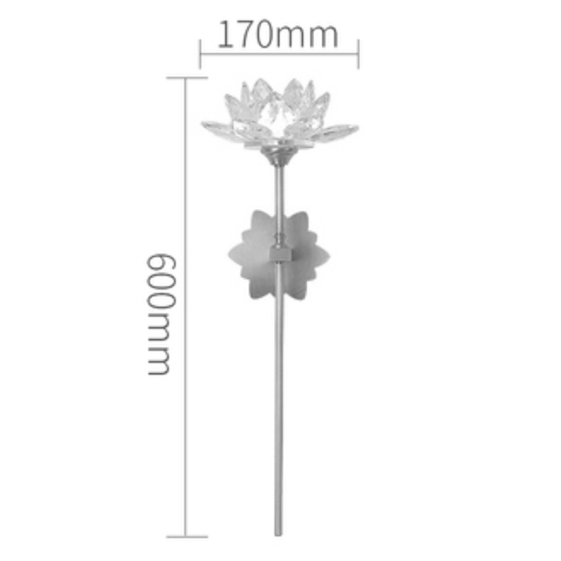 Бра Хрустальный Цветок Лотоса Lotus flower Wall Clear Glass D в Ижевске