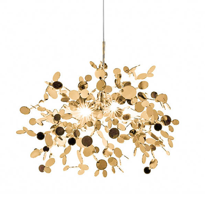 Люстра Terzani Argent Suspension Gold Pendant Lamp 40 Золотой в Ижевске | Loft Concept 