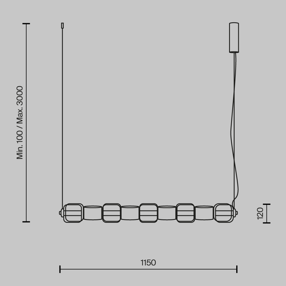 Подвесной светильник Ritmo 3000К 22Вт в Ижевске