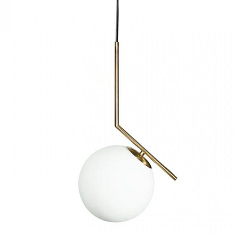 Светильник подвесной Flos IC Lighting Gold Pendant Lamp Золотой Белый в Ижевске | Loft Concept 