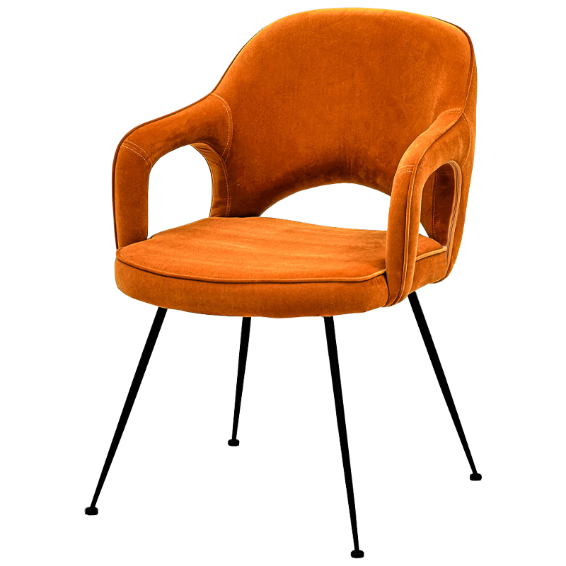 Стул Taube Stool Orange Оранжевый Черный в Ижевске | Loft Concept 