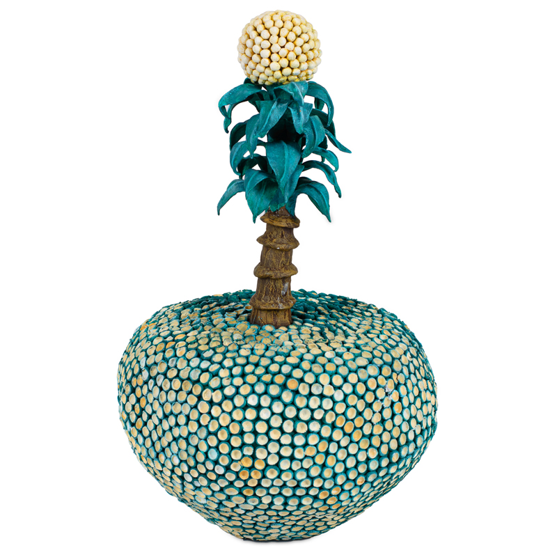 Статуэтка тропический фрукт Tropical Fruit turquoise Бирюзовый Желтый Коричневый в Ижевске | Loft Concept 