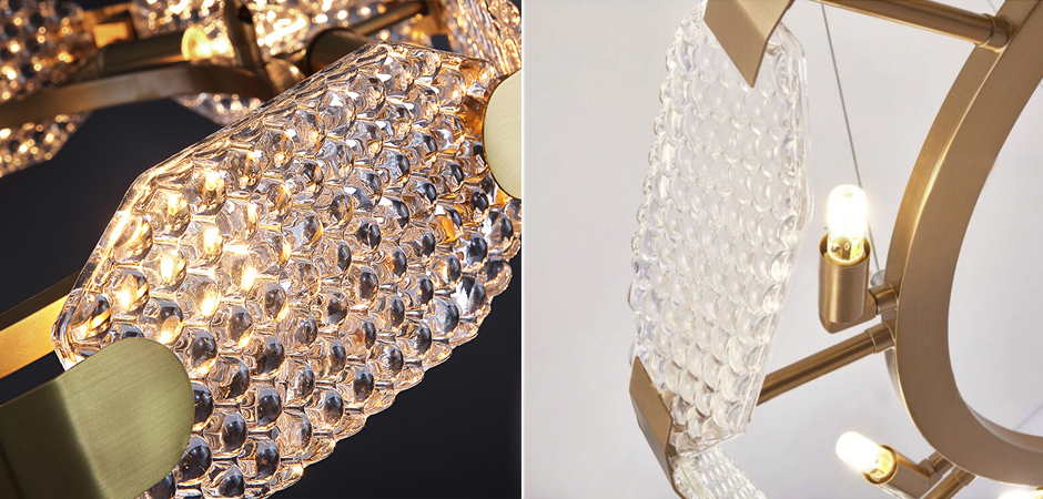 Люстра Ring shaped crystal chandelier Люстра Ring shaped crystal chandelier - Loft-Concept в Ижевске