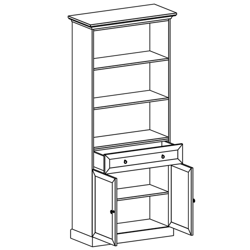 Стеллаж с ящиком и 2-мя дверцами Percent Rack в Ижевске