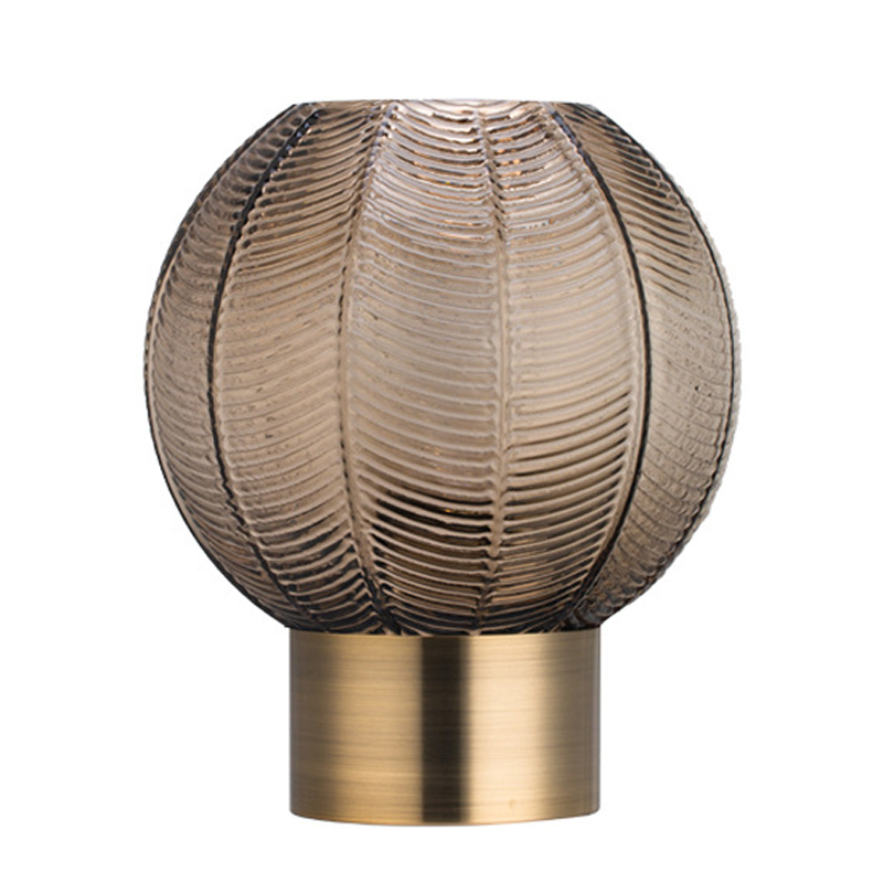 Ваза Vase Golden Throat Ball Gray Серый Глянцевое золото в Ижевске | Loft Concept 