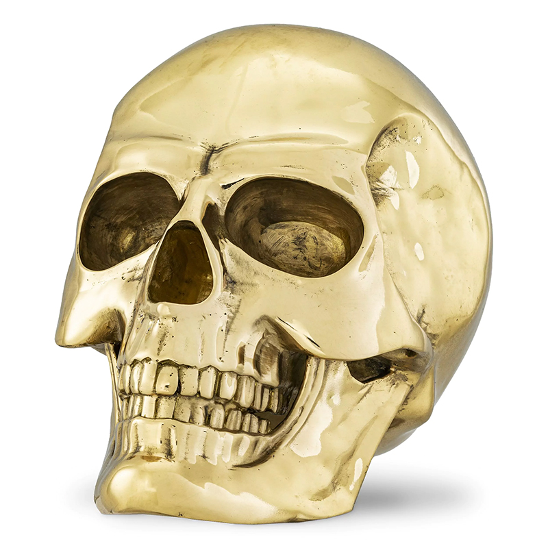 Статуэтка Philipp Plein Gold Skull Element Золотой в Ижевске | Loft Concept 