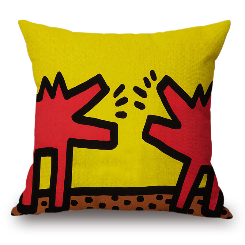 Подушка Keith Haring 1 Мульти в Ижевске | Loft Concept 