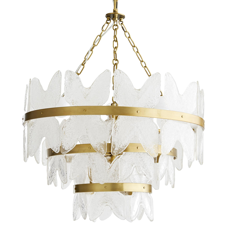 Люстра Arteriors MILLIE CHANDELIER Золотой Прозрачный в Ижевске | Loft Concept 