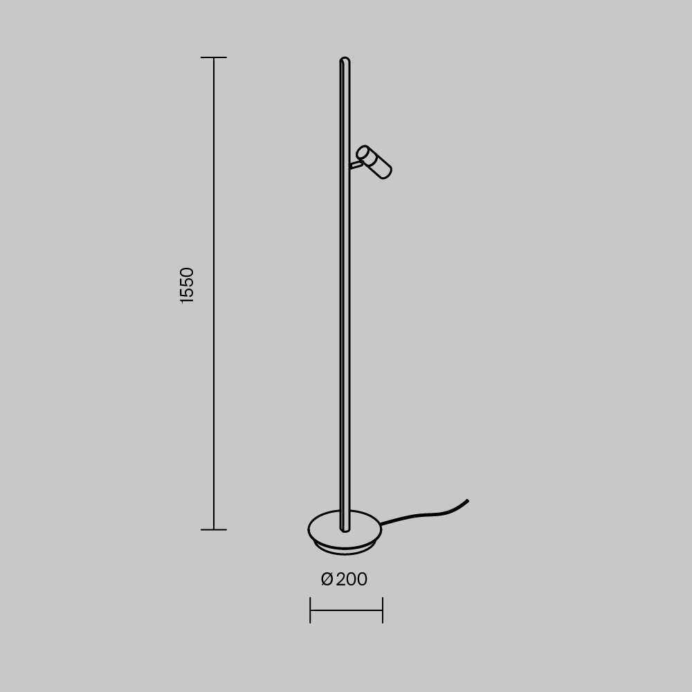 Напольный светильник Thin 3000К 14Вт в Ижевске