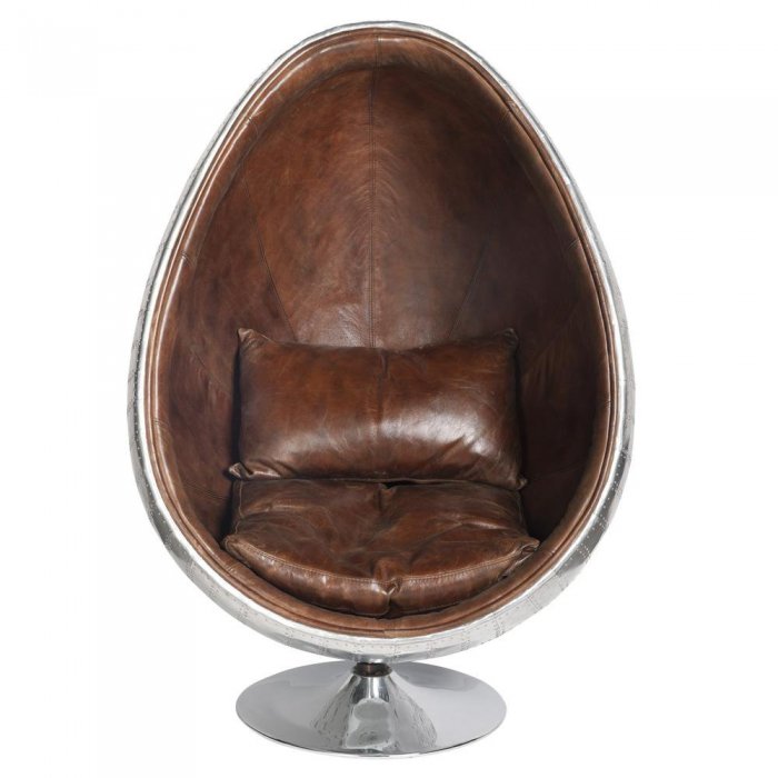 Кресло яйцо Aviator Egg Chair Коричневый в Ижевске | Loft Concept 