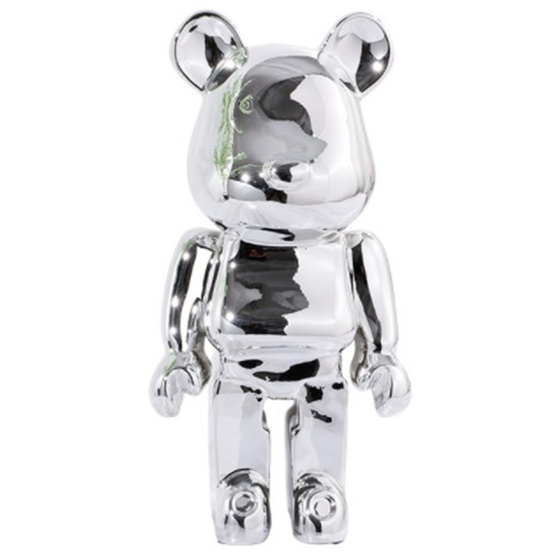 Статуэтка Bearbrick Silver Серебряный в Ижевске | Loft Concept 