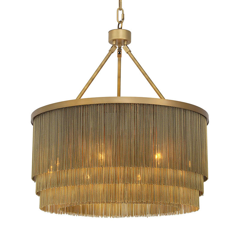 Люстра Eichholtz Chandelier Tissot S Brass Латунь в Ижевске | Loft Concept 