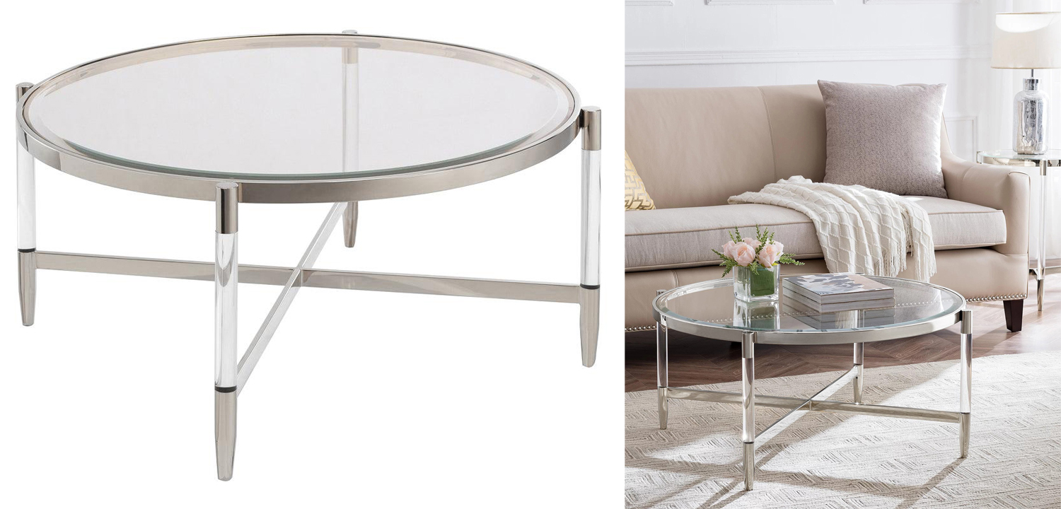 Кофейный стол Existential Silver Coffee Table - фото