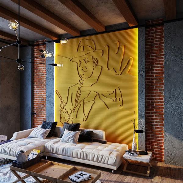 Барельеф AL CAPONE  в Ижевске | Loft Concept 