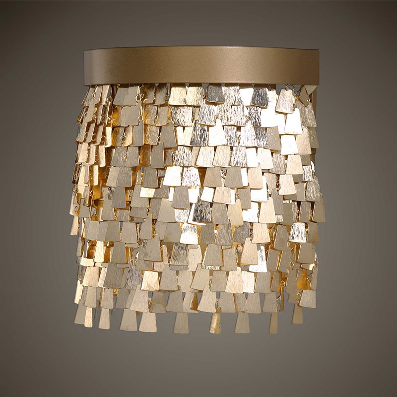 Бра Uttermost Lamps Tillie Wall Lamp Золотой в Ижевске | Loft Concept 