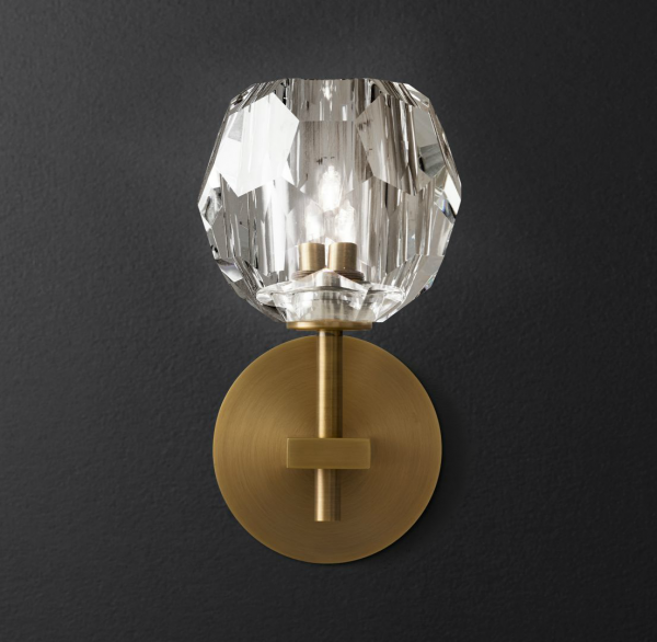 Бра RH Boule de Cristal Single Sconce Brass Латунь в Ижевске | Loft Concept 