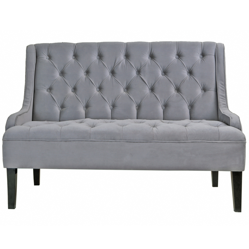 Диван Folket Sofa velour gray Серый (Gray) в Ижевске | Loft Concept 