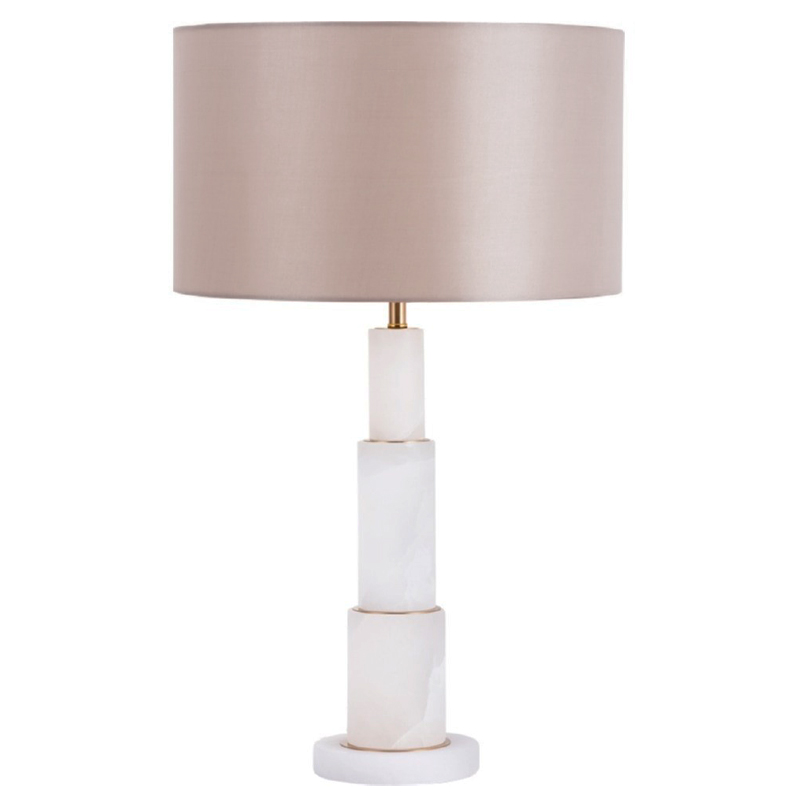 Настольная Лампа Мрамор Zikkurat Table Lamp ivory ( слоновая кость ) Taupe в Ижевске | Loft Concept 