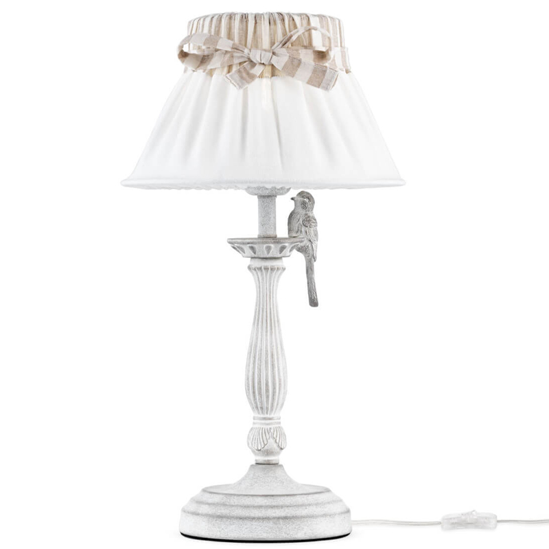 Настольная лампа Refined Provence Table lamp Белый Бежевый в Ижевске | Loft Concept 