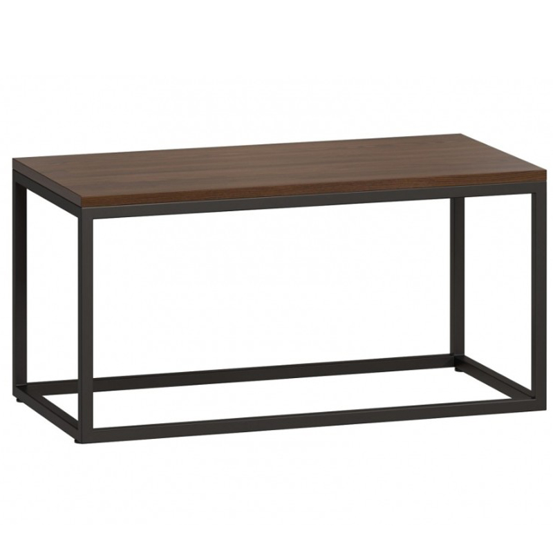 Кофейный стол Industrial Oak Philomel Coffee Table Коричневый Черный в Ижевске | Loft Concept 