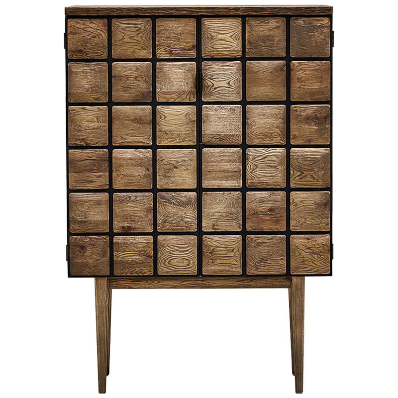 Комод из дуба с 2-мя дверцами Nakain chest of drawers Коричневый в Ижевске | Loft Concept 