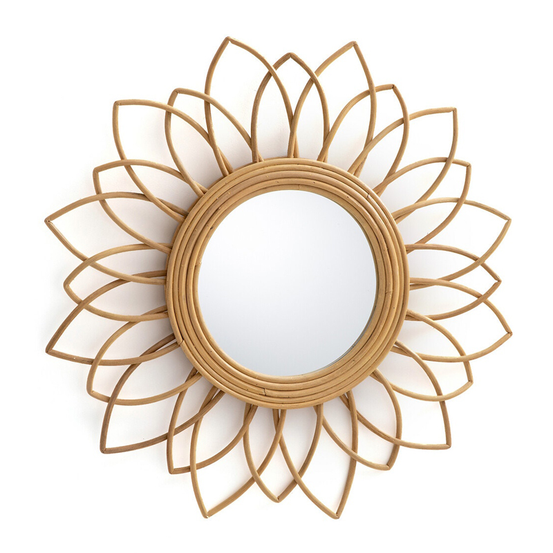 Зеркало Mirror Rattan Flower II  в Ижевске | Loft Concept 