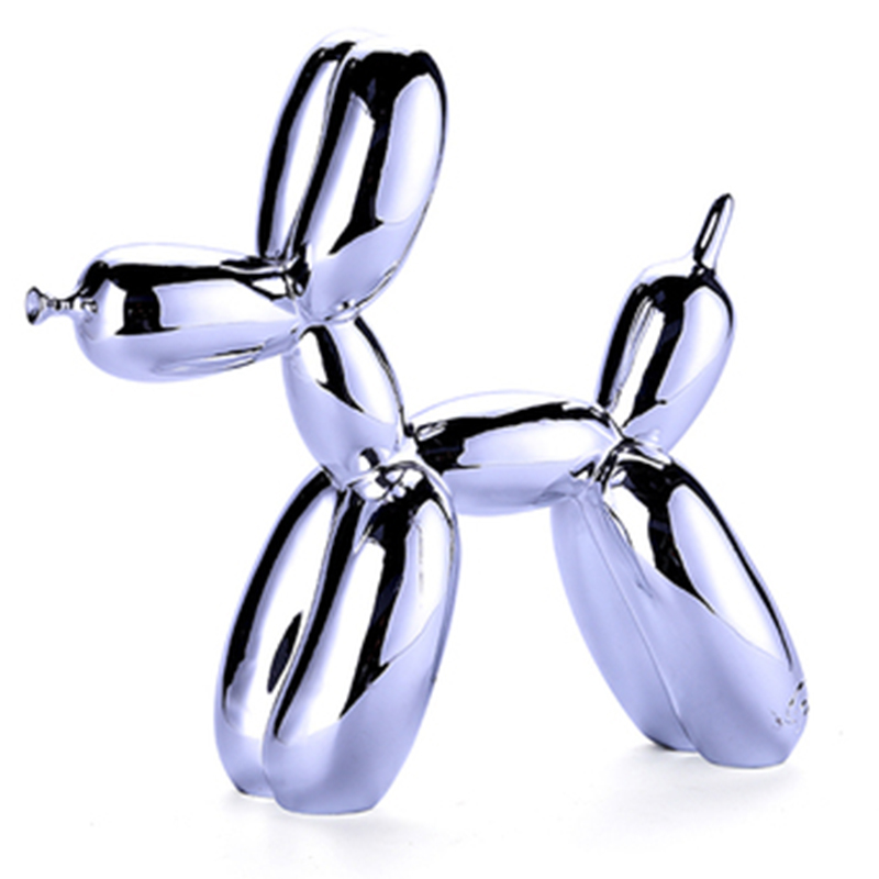 Статуэтка Jeff Koons Balloon Dog medium Silver Серебряный в Ижевске | Loft Concept 